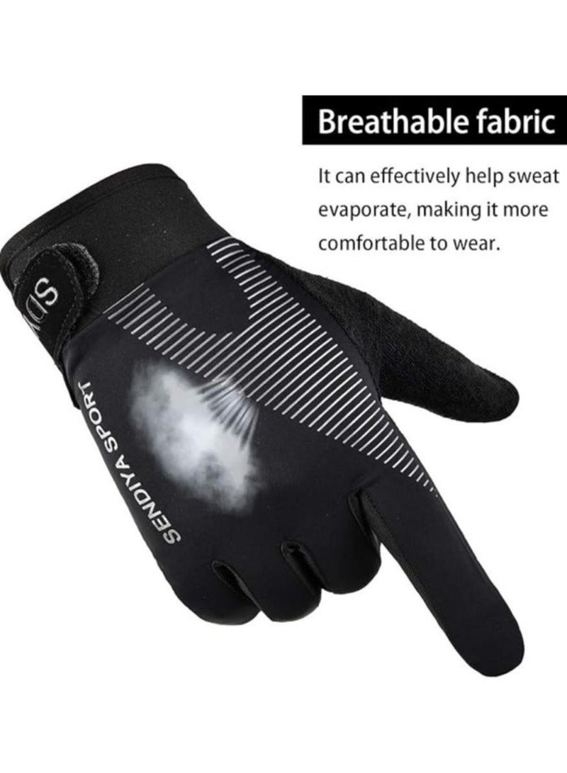 كاكو قفازات تمارين رياضية حماية كاملة لكف اليد قبضة إضافية، قفازات صالة رياضية وسادة رغوة 15 مم لرفع الأثقال والتدريب والتمارين والدراجات والصيد والمبارزة للرجال والنساء - Image 4